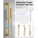RelaxaJet Dual-Function Wall Mounted Waterfall & Rainfall Shower Faucet Set with Thermostatic Shower Head, Rough-In Valve Included