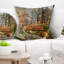 Coussin de peinture à l'huile paysage train en forêt-1780768939-1780796986