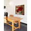 « popy talk 2 » par vicki butler, reproduction d’art sur bois de pin naturel-19586023
