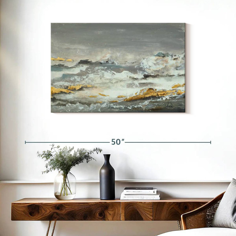 Avery Golden Rocks, 24" H x 36" W