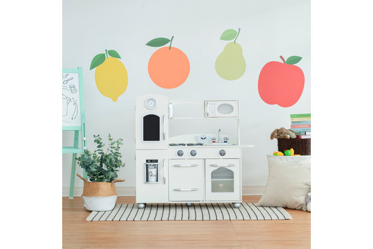 Wooden Play Kitchen Set