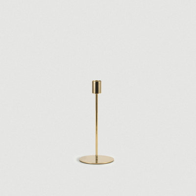 Gold Doric Candle Holder - Medium
