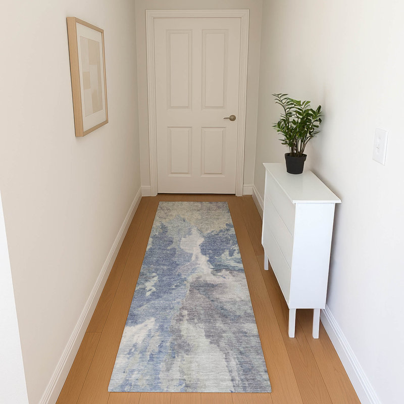 Premium Machine Washable Marasco AMF1632 Modern Rug, Runner 2'3" x 7'6"