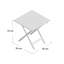 Galvan Square Eucalyptus Folding Outdoor Bistro Table , 70cm cm W 70cm cm D-12476650