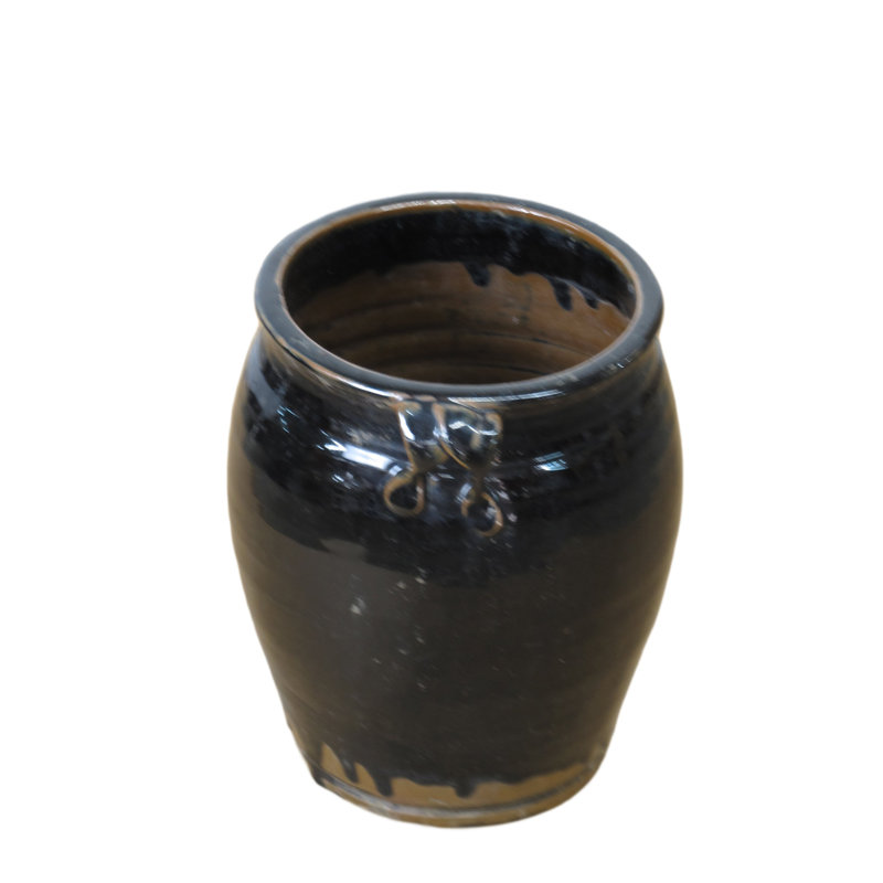 Asian Classic Handmade Earthenware Table Vase
