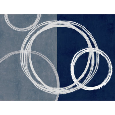 «Beunka Unity Blue II» par Natalie Harris - reproduction d'art sur toile tendue