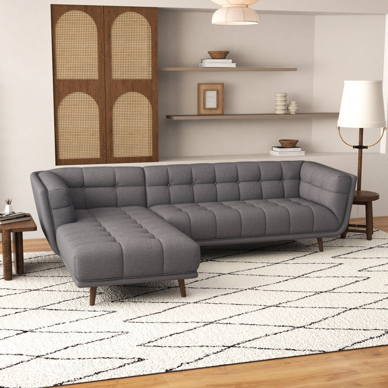 Worton Upholstered L-Shaped Sectional, Left Hand Facing