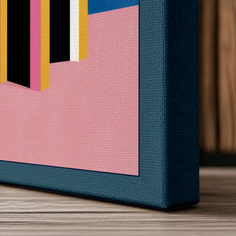 Print, 30x20 - 76.2 x 50.8 cm, Teal Border