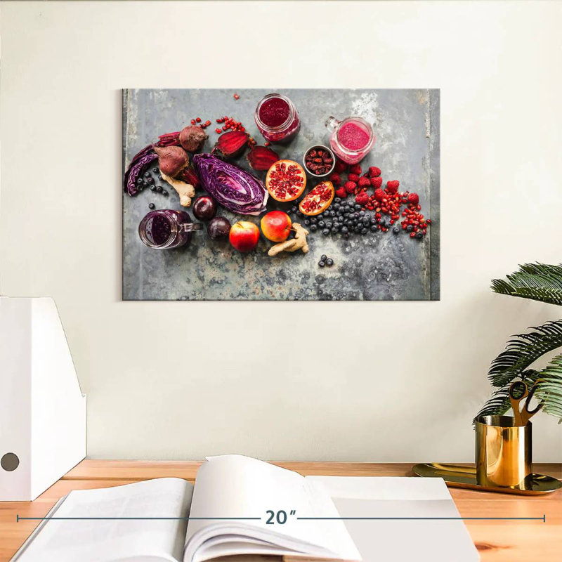 Yarlin Fruit Smoothie Ingredients, 8" H x 12" W