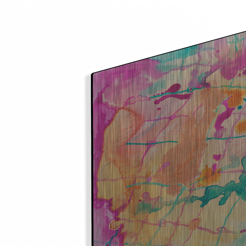 Orren Ellis «Ground Of Being» par Carissa Luminess, art mural en métal, H 16 po x l 24 po