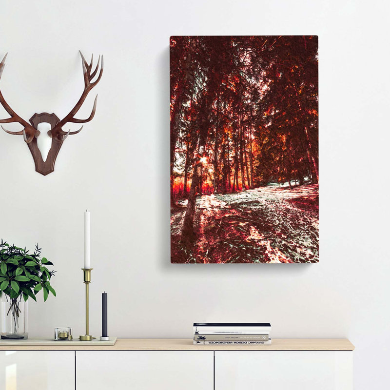 Forest Sunlight - Wrapped Canvas, 50cm H x 35cm W x 3cm D