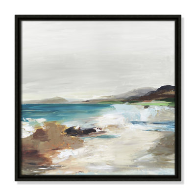Calm Lake II by Allison Pearce - Floater Frame Print on Canvas