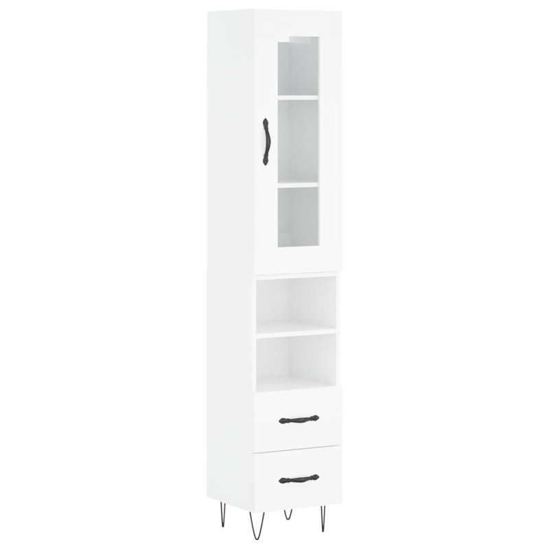Apolito 180cm H x 35cm W Bookcase