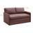 Modern Contemporary Fabric Upholstered Loveseat Sleeper