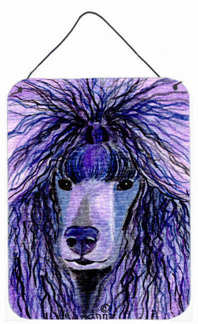 Poodle Painting Print Plaque