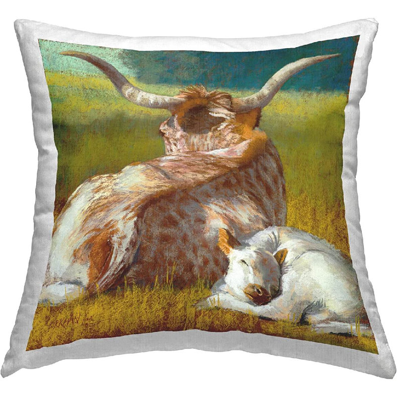 Polyester Throw Square Pillow Cover & Insert