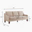 Revêtement contemporain en velours taupe à 3 places, structure en bois massif, pour espace de vie principal 3 places avec accoudoirs arrondis, revêtement et structure en bois-1696859655-1696859656-1696859657