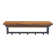 Sturminster 40" Wide Rustic Solid Wood Metal Frame Coat Hook And Bench Set With Storage
