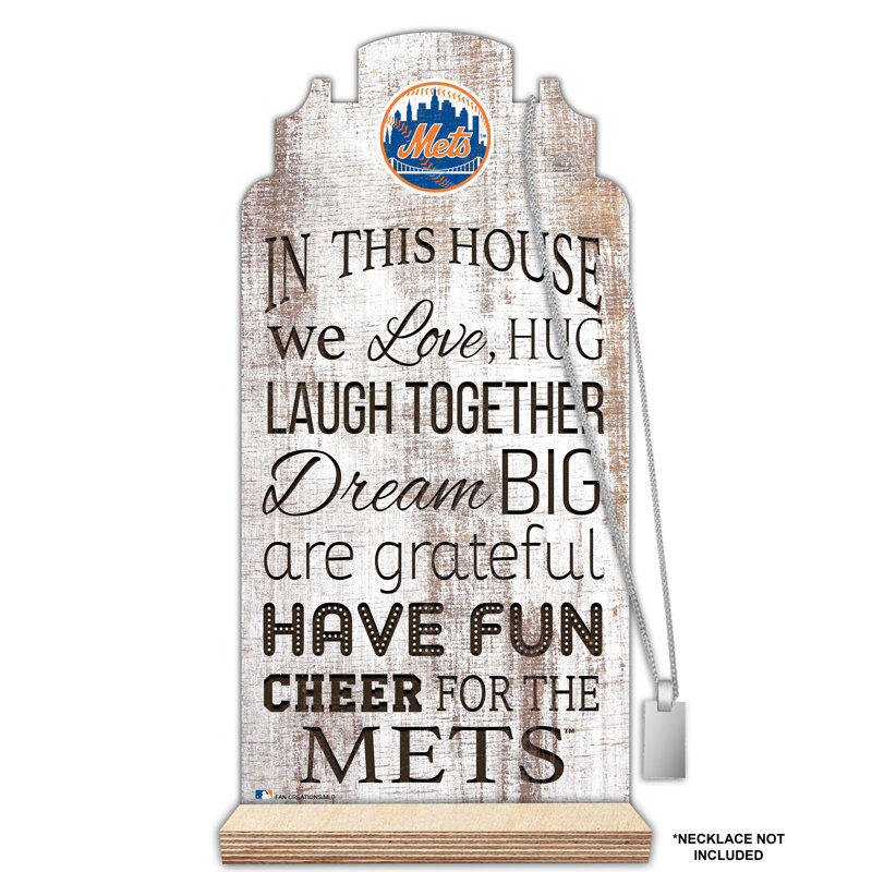 Freestanding 2 - Hook Coat Rack, New York Mets