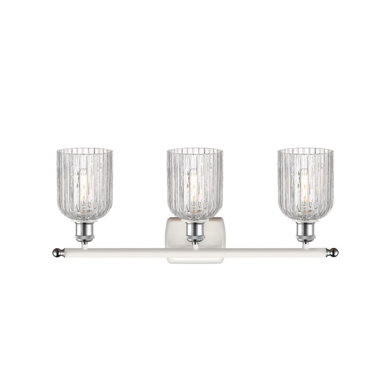 Addeline 3 - Light Dimmable Vanity Light, White Polished Chrome