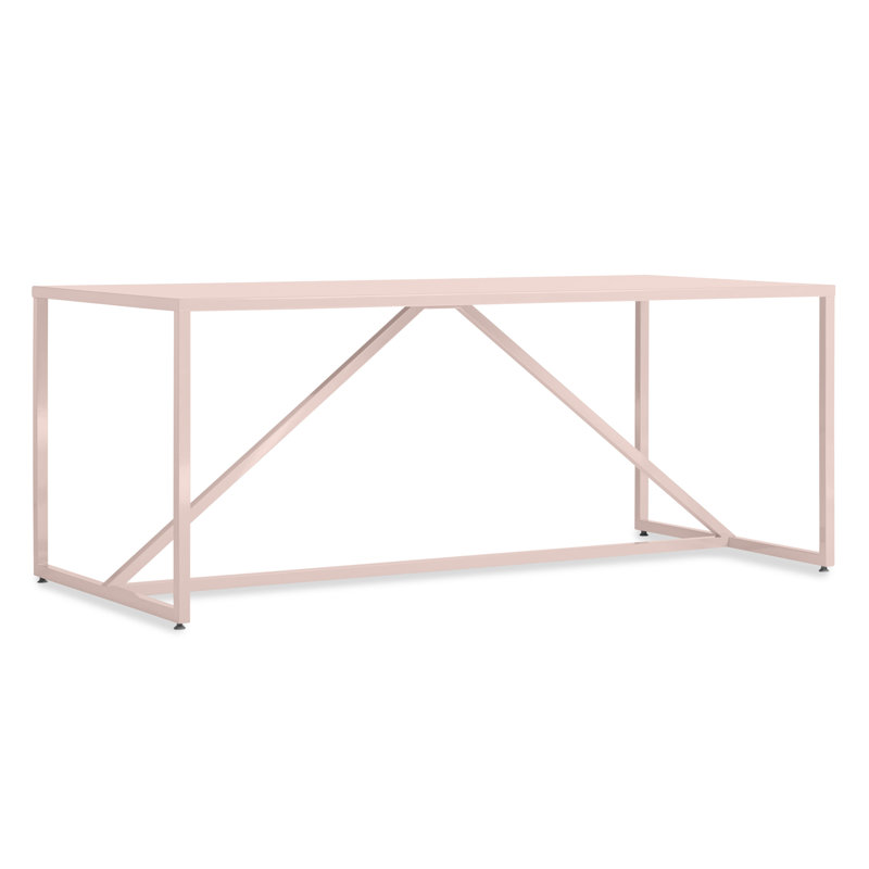 Table Strut, L 28 po x L 56 po, Standard (hauteur de 29 po), Frêne blanc délavé