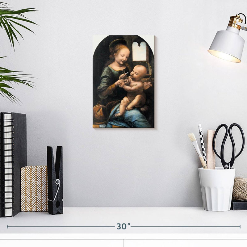 Adella Benois Madonna 1478, H 12 po x l 8 po