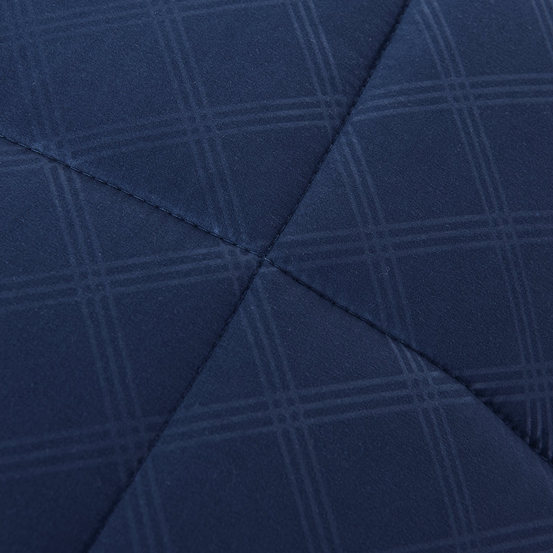 Jersey Knit Plaid Comforter, Navy, King Comforter + 9 Additional Pieces