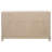 Kylie Wide Dresser With 6 Drawers, Stepped Trim, Washed Oak Wood