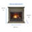Zellmer 44'' W Ventless Fireplace-845640351