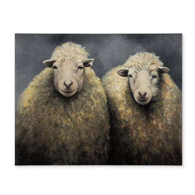 Napperon en laine et mouton