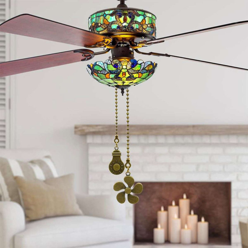Chaîne de traction pour ventilateur de plafond, Brun