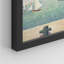 Nautique, voilier, océan, mer, paysages naturels, impression encadrée sur papier, 4 pièces-97770378-97770375