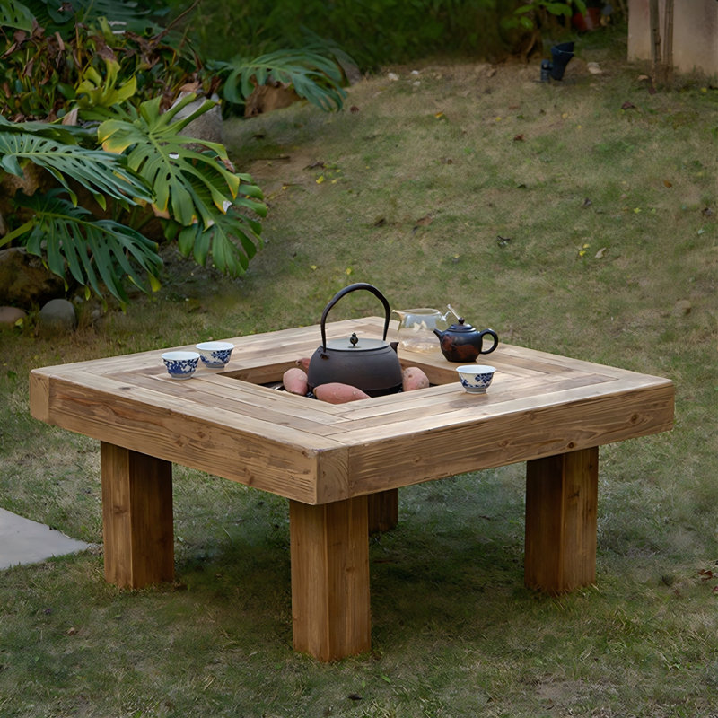 Foyer de table d'extérieur 35,43 po