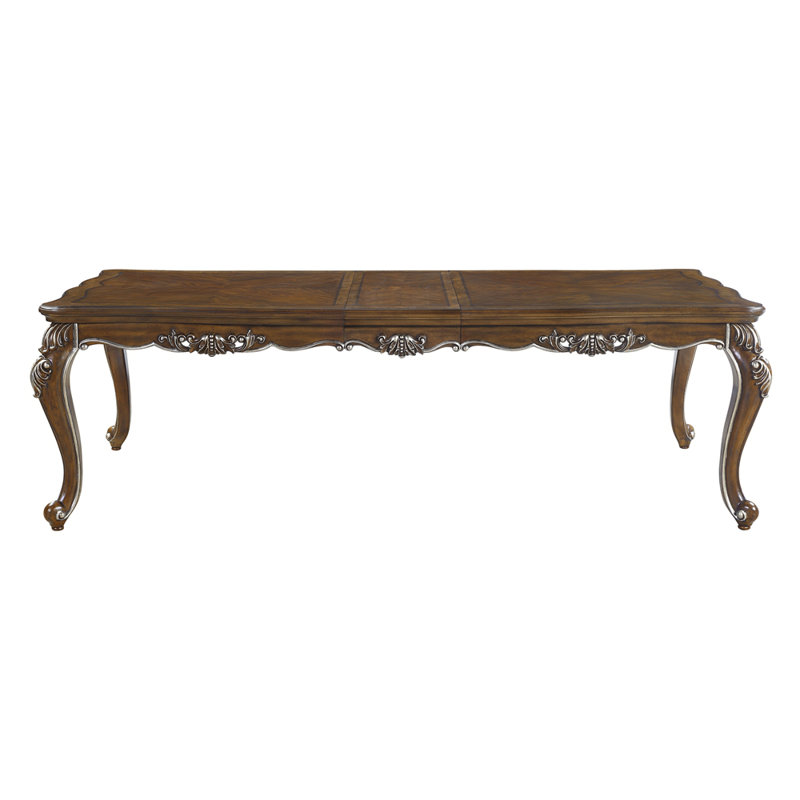 Table de salle à manger avec finition chêne antique