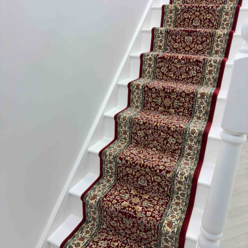 Stair Runner Floral Area Rug, Stair Runner 66 x 450 cm