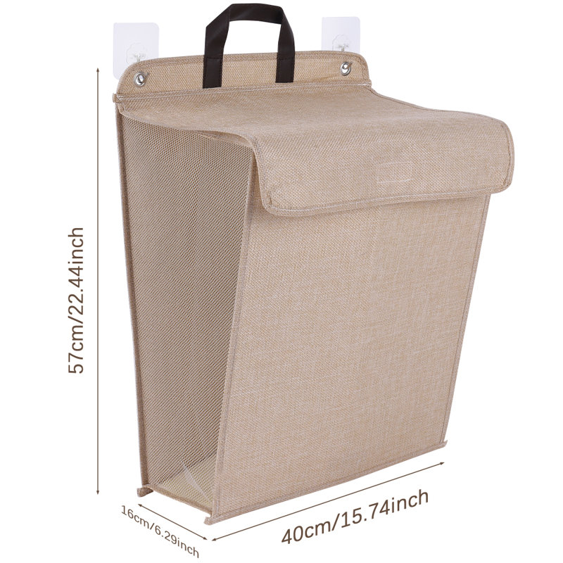 Fabric Laundry Room Organiser, Beige