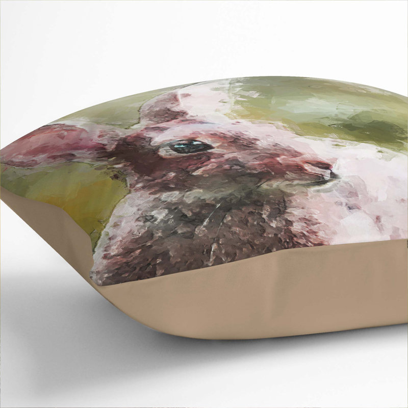 Square Cushion, 40cm H x 40cm W x 15cm D, Stone
