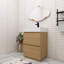 Meuble-lavabo simple 24 po avec plateau en résine Kaysee-1887172441