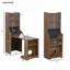 Bureau moderne pliable avec huche et rangement