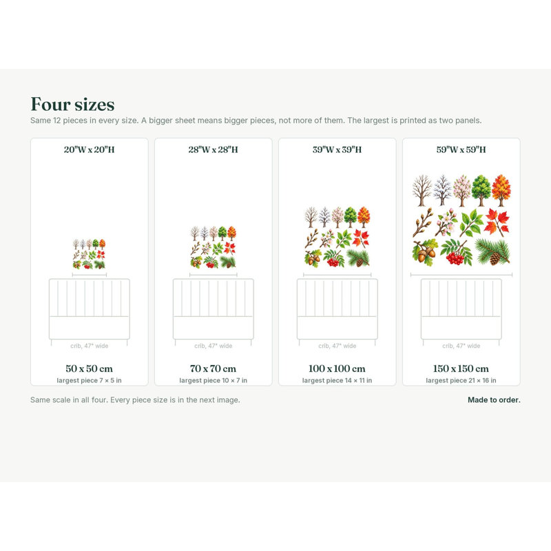 Wall Decals, 100 x 100 cm