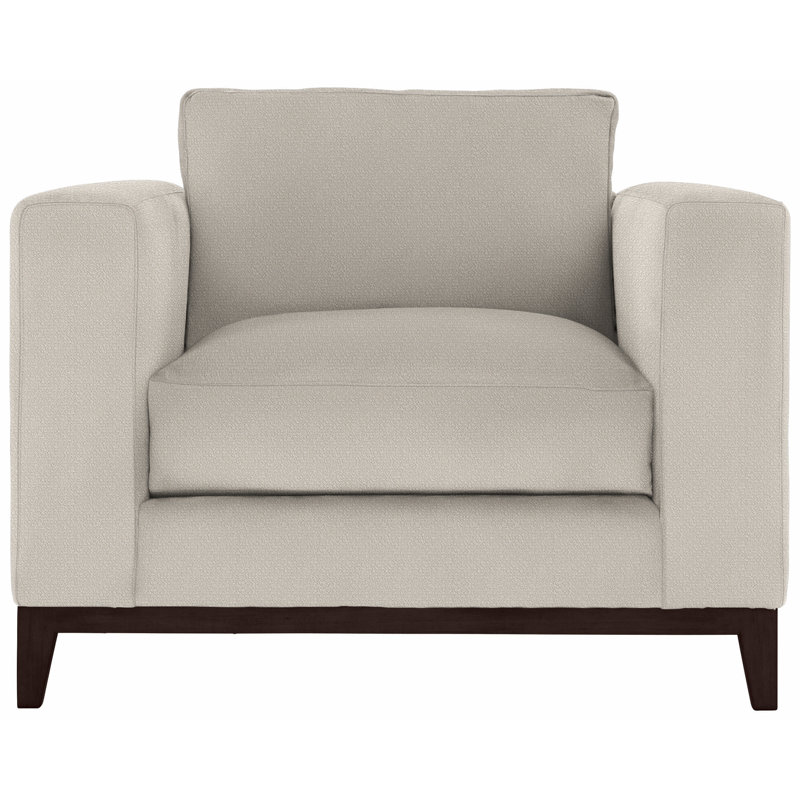 Noel 40" Wide Armchair, Mocha, Cream Boucle 1146-002