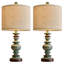 Ensemble de 2 lampes de table rustiques 20,5 / 24 "Tradition-1196963246-1196963249
