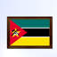 Mozambique, drapeau national, impression sur toile-41273541-41928586