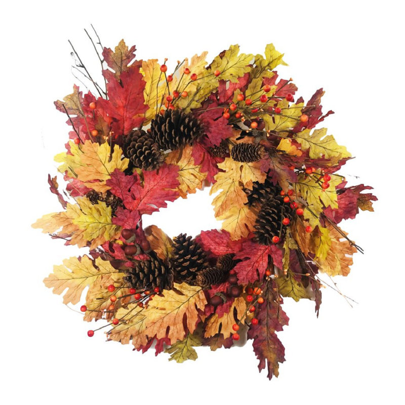 Faux Polyester 24'' Wreath