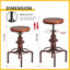 Tabouret de bar Dicot-315833868-397490721
