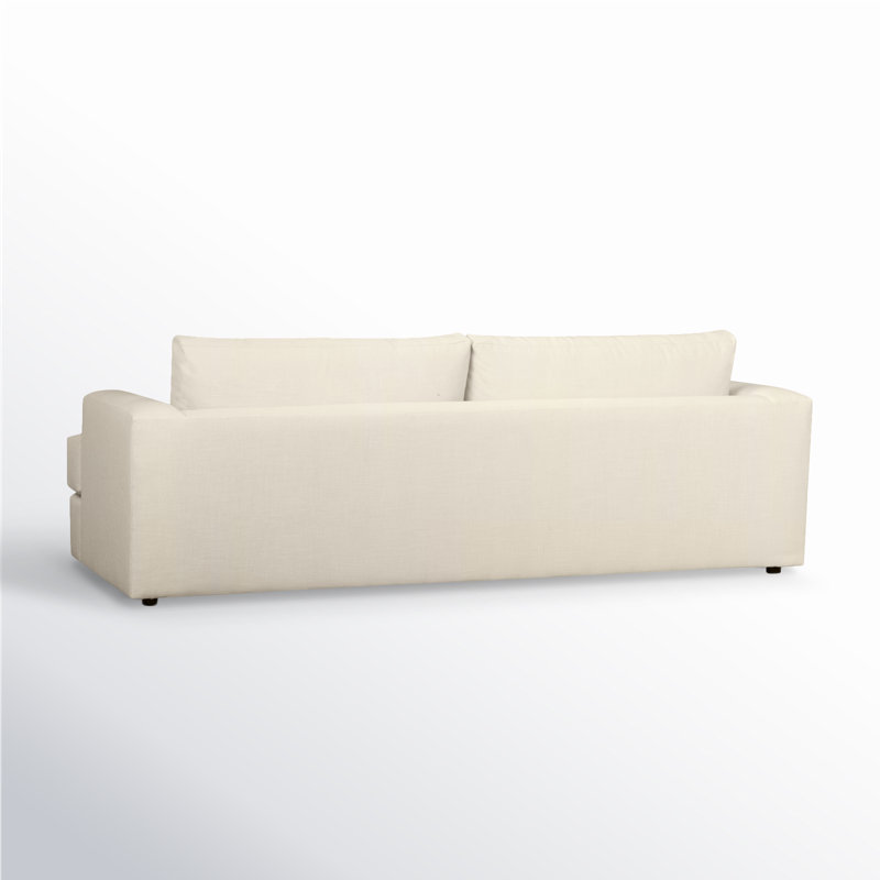 Cayden Upholstered 96'' Sofa, Conversation Pearl Basketweave