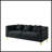 81 Inch Oversized 3 Seater Sectional Sofa