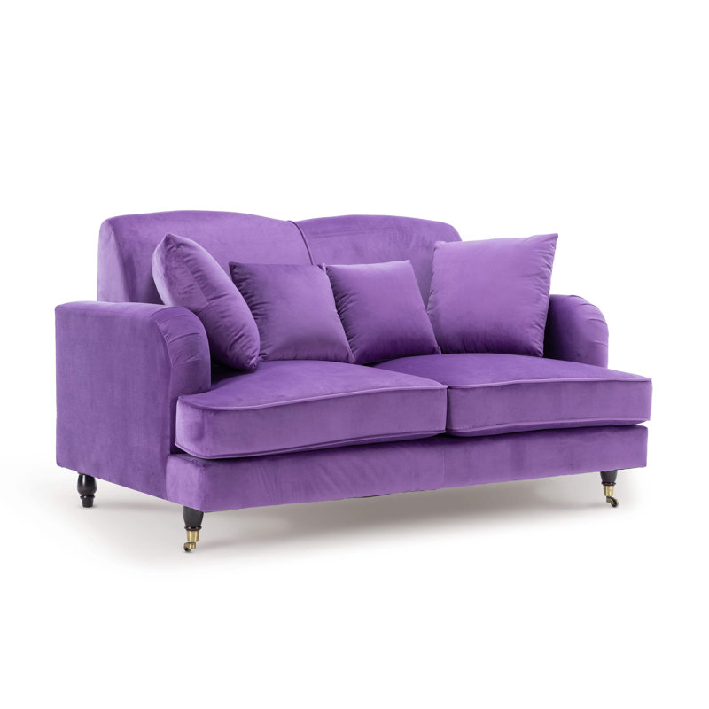 Penermon Roll Arms Sofa, 2, Purple