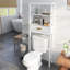 Armoire de rangement au-dessus de la toilette de style moderne avec un tiroir et 2 tablettes