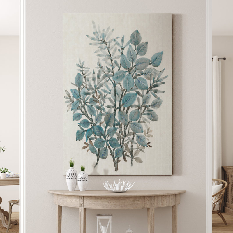 « Leaf arrangement I », reproduction d’art sur toile tendue, H 36 po x l 24 po x P 1 po